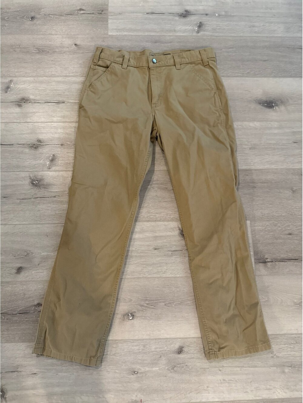 Carhartt Relaxed Straight Tan Pants 34x32